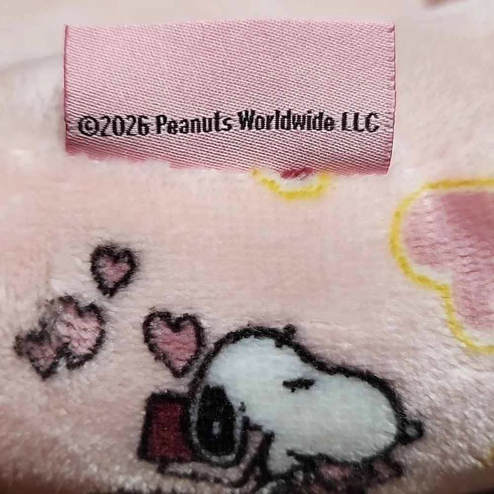 Peanuts 2026 Pink Red Hearts Valentine's Day Snoopy Pet Dog Cat Bed New w/ Tags